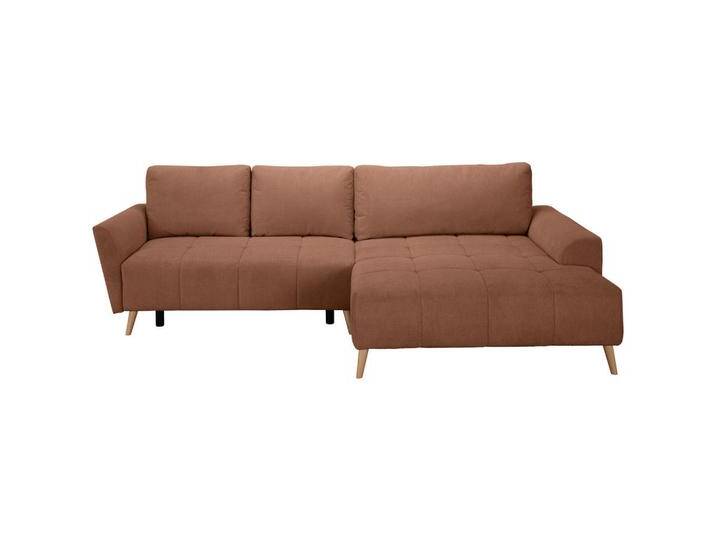 Carryhome ECKSOFA, Dunkelorange, Buche, massiv, 4-Sitzer, Füllung: Silikon, Ottomane rechts, L-Form, 294x169 cm, Liegefunktion, seitenverkehrt Carryhome ECKSOFA, Dunkelorange, Buche, massiv, 4-Sitzer, Füllung: Silikon, Ottomane rechts, L-Form, 294x169 cm, Liegefunktion, seitenverkehrt von CARRYHOME