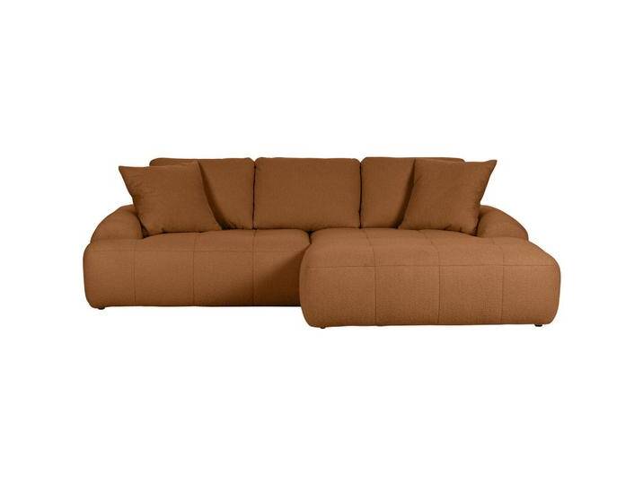 Carryhome ECKSOFA, Rost, 2-3-Sitzer, Füllung: Polyetherschaumkern, Ottomane rechts, L-Form, 286x195 cm, Stoffauswahl, seitenverkehrt erhältlich, Carryhome ECKSOFA, Rost, 2-3-Sitzer, Füllung: Polyetherschaumkern, Ottomane rechts, L-Form, 286x195 cm, Stoffauswahl, seitenverkehrt erhältlich, von CARRYHOME