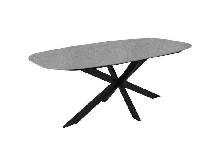 Carryhome ESSTISCH, Grau, Schwarz, Metall, oval, Flachrohr, 100x76x180 cm, Esszimmer, Tische, Esstische, Esstische oval Carryhome ESSTISCH, Grau, Schwarz, Metall, oval, Flachrohr, 100x76x180 cm, Esszimmer, Tische, Esstische, Esstische oval von CARRYHOME