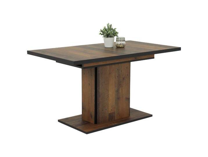 Carryhome ESSTISCH, Schwarz, Dunkelbraun, rechteckig, Säule, Bodenplatte, 80x76x120-160 cm, ausziehbar, Variantenauswahl, Esszimmer, Tische, Carryhome ESSTISCH, Schwarz, Dunkelbraun, rechteckig, Säule, Bodenplatte, 80x76x120-160 cm, ausziehbar, Variantenauswahl, Esszimmer, Tische, von CARRYHOME