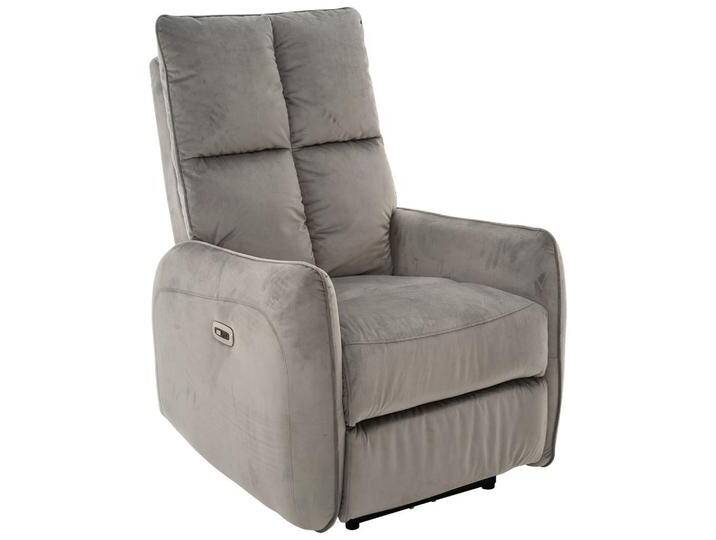 Carryhome RELAXSESSEL, Grau, Metall, 76x109x87 cm, Stoffauswahl, Relaxfunktion, Wohnzimmer, Sessel, Relaxsessel von CARRYHOME