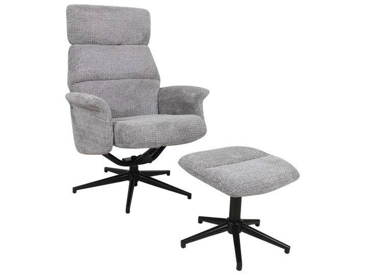 Carryhome RELAXSESSELSET, Grau, Metall, 74x106-96x72-101 cm, Liegefunktion, Stoffauswahl, Stühle von CARRYHOME
