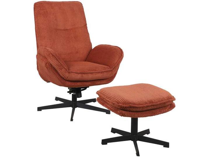 Carryhome RELAXSESSELSET, Terracotta, Metall, 75x103x85 cm, Liegefunktion, Relaxfunktion, Stühle von CARRYHOME
