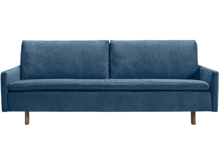 Carryhome SCHLAFSOFA, Blau, Eiche, massiv, 3-Sitzer, Füllung: Polyester, 220x85x98 cm, Made in Germany, Typenauswahl, Bettkasten erhältlich, Carryhome SCHLAFSOFA, Blau, Eiche, massiv, 3-Sitzer, Füllung: Polyester, 220x85x98 cm, Made in Germany, Typenauswahl, Bettkasten erhältlich, von CARRYHOME