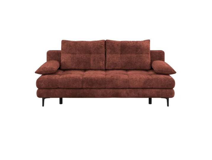 Carryhome SCHLAFSOFA, Bordeaux, 2-Sitzer, Füllung: Schaumstoffflocken,Schaumstoffflocken, 203x94x96 cm, Liegefunktion, Schlafen auf Sitzhöhe, Rücken von CARRYHOME