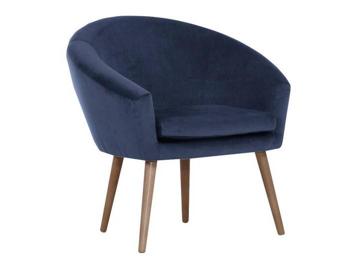Carryhome SESSEL, Dunkelblau, Buche, massiv, Uni, 73x73x66 cm, Stoffauswahl, Wohnzimmer, Sessel, Polstersessel von CARRYHOME