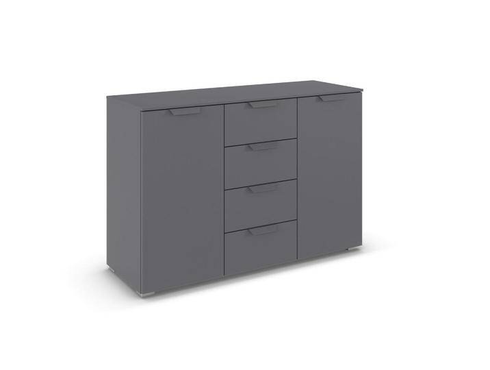 Carryhome SIDEBOARD, Dunkelgrau, Metall, 4 Fächer, 4 Schubladen, 120x81x42 cm, Blauer Engel, Goldenes M, Made in Germany, in verschiedenen Holzdekoren Carryhome SIDEBOARD, Dunkelgrau, Metall, 4 Fächer, 4 Schubladen, 120x81x42 cm, Blauer Engel, Goldenes M, Made in Germany, in verschiedenen Holzdekoren von CARRYHOME