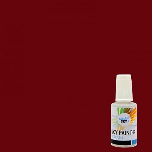 CARSKY Farbstift karosserieretusche kompatibel mitVolkswagen KLASSIKROT LA3G (20 ml Pinselflasche) + klarlack glänzend (20 ml Pinselflasche) von CARSKY