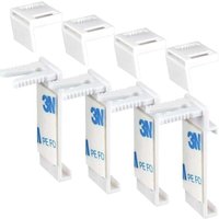 4er Set Rollo Klemmträger ohne Bohren - Ersatzzubehör - Klemmträger für PVC 4er Set Rollo Klemmträger ohne Bohren - Ersatzzubehör - Klemmträger für PVC von CARTAMUNDI