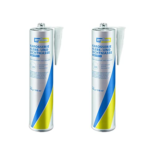 CARTECHNIC 2X Karosserie Klebe- und Dichtmasse Silikon Kleber weiß 310 ml CARTECHNIC 2X Karosserie Klebe- und Dichtmasse Silikon Kleber weiß 310 ml von Cartechnic
