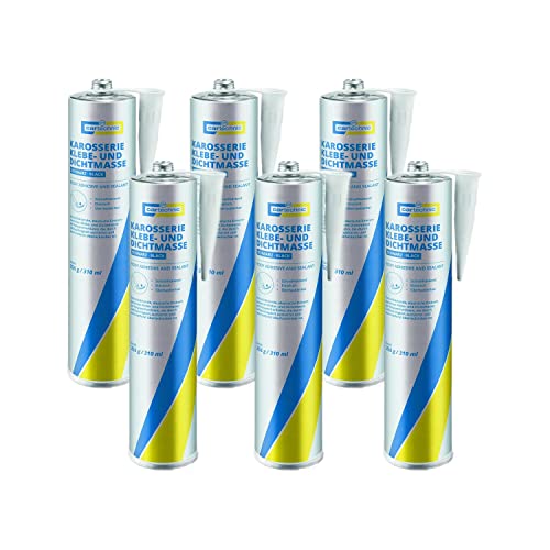 CARTECHNIC 6X Karosserie Klebe- und Dichtmasse Silikon Kleber schwarz 310 ml CARTECHNIC 6X Karosserie Klebe- und Dichtmasse Silikon Kleber schwarz 310 ml von Cartechnic