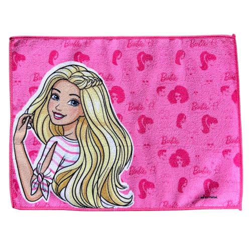 Barbie Stoff-Tischset Platzdeckchen Tischset Abwaschbar Hitzebeständig 40x30cm 100% Polyester von CARTOON
