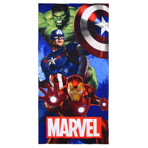 CARTOON Avengers Marvel Strandtuch aus Polyester-Mikrofaser für Kinder, 240 g/m², Größe 70 x 140 cm CARTOON Avengers Marvel Strandtuch aus Polyester-Mikrofaser für Kinder, 240 g/m², Größe 70 x 140 cm von CARTOON