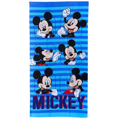 CARTOON Disney Mickey Mouse Strandtuch aus Polyester-Mikrofaser für Kinder, 245 g/m², Größe 70 x 140 cm CARTOON Disney Mickey Mouse Strandtuch aus Polyester-Mikrofaser für Kinder, 245 g/m², Größe 70 x 140 cm von CARTOON