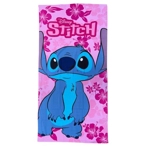 CARTOON Disney Stitch Strandtuch Handtuch Mikrofaser Polyester Kinder 245gsm Größe 70x140cm Strand Pool von CARTOON
