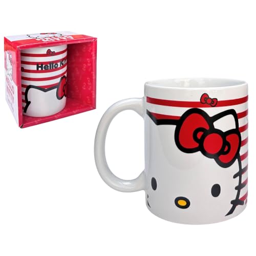 CARTOON Hello Kitty Tasse 350 ml Keramiktasse Modell Kinderbecher mit Box von CARTOON