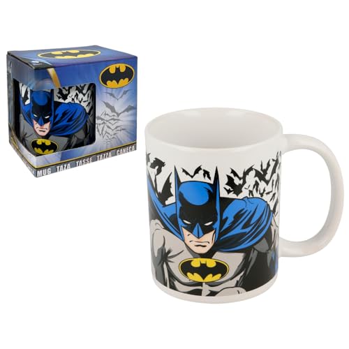 CARTOON Keramiktasse Batman Modell Mug Frühstücksschale 325 ml für Kinder von CARTOON