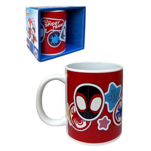 CARTOON Keramiktasse Spidey Marvel Modell Mug 350ml Kinder-Frühstückstasse mit Box CARTOON Keramiktasse Spidey Marvel Modell Mug 350ml Kinder-Frühstückstasse mit Box von CARTOON