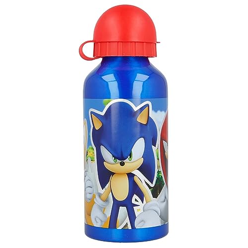 CARTOON Sonic Aluminium Trinkflasche mit Schnuller 560ml von CARTOON