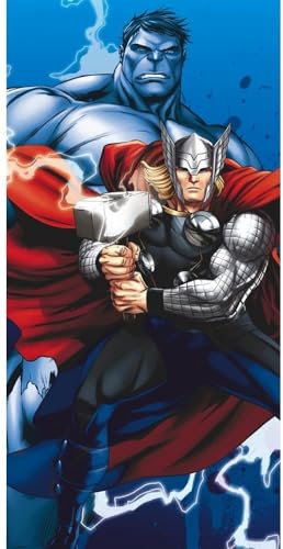 CARTOON Strandtuch Hulk und Thor 140 x 70 cm Handtuch aus Mikro-Frottee für Kinder Pool Strand CARTOON Strandtuch Hulk und Thor 140 x 70 cm Handtuch aus Mikro-Frottee für Kinder Pool Strand von CARTOON