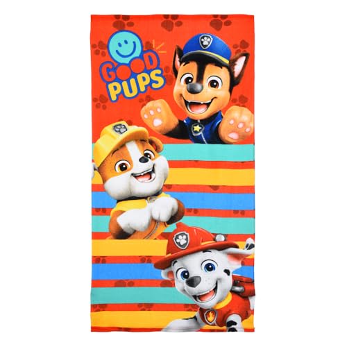 Strandtuch Paw Patrol aus Polyester-Mikrofaser für Kinder, 240 g/m², Größe 70 x 140 cm Strandtuch Paw Patrol aus Polyester-Mikrofaser für Kinder, 240 g/m², Größe 70 x 140 cm von CARTOON