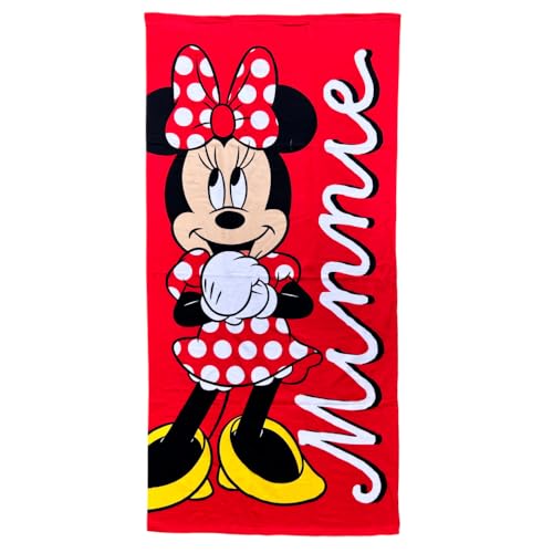 CARTOON Strandtuch Pool Strand Minnie Disney Handtuch aus Polyester-Mikrofaser für Kinder 140 x 70 cm CARTOON Strandtuch Pool Strand Minnie Disney Handtuch aus Polyester-Mikrofaser für Kinder 140 x 70 cm von CARTOON