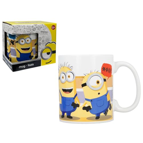 CARTOON Tasse aus Keramik Minions Ich einfach unverbesserlich Modell Mug Frühstücksschale 325 ml für Kinder von CARTOON