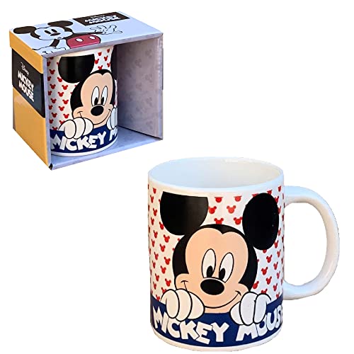 Keramikbecher, Mickey Mouse, Mickey Mouse, 350 ml, in Dose von CARTOON