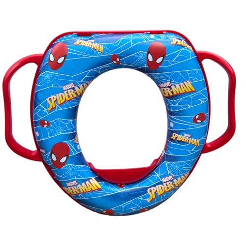 Kinder-Toilettensitz Spiderman Marvel Universal-Adapter mit Griffen von CARTOON
