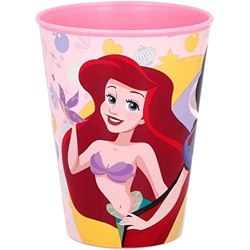 Prinzessin Disney Kinderbecher 260 ml aus wiederverwendbarem Kunststoff von CARTOON