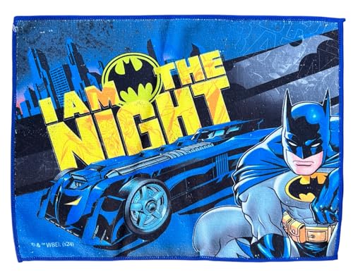 Stoff-Platzset, Platzdeckchen, Tischunterlage, Abwaschbar und Hitzebeständig, 40 x 30 cm, 100% Polyester (Batman) von CARTOON