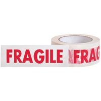 Basic white verpackung tape 'fragile' von CARTOTECNICA BASIC