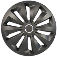 Radzierblenden Fox 38 cm (15 Zoll) schwarz 4 Stück - Cartrend von CARTREND