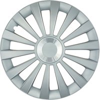 Radzierblenden Meridian 40 cm (16 Zoll) silber 4 Stück - Cartrend von CARTREND