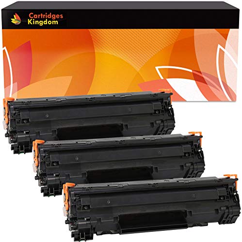 CARTRIDGES KINGDOM 3-er Pack Toner kompatibel zu HP CB435A 35A für HP Laserjet P1005, P1006, P1007, P1008, P1009, Canon i-SENSYS LBP-3010, 3100, LaserShot LBP-3018, 3108, 3050, 3150, 3010, 3100 von CARTRIDGES KINGDOM