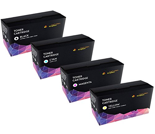 CLT-406S 4-er Pack Toner kompatibel für Samsung CLP-360 CLP-360N CLP-365 CLP-365W CLX-3300 CLX-3305 CLX-3305FN CLX-3305N CLX-3305W CLX-3305FN CLX-3305FW Xpress C410W C460W SL-C460FW C467W von CARTRIDGES KINGDOM