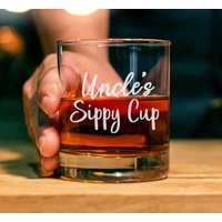 Onkels Schnabeltasse - 11 Unzen Old Fashion Rack Glas Gravur Benutzerdefinierten Gläsern Whiskyglas Rocks Glass Geschenk Für Onkel Für von CARVELITA