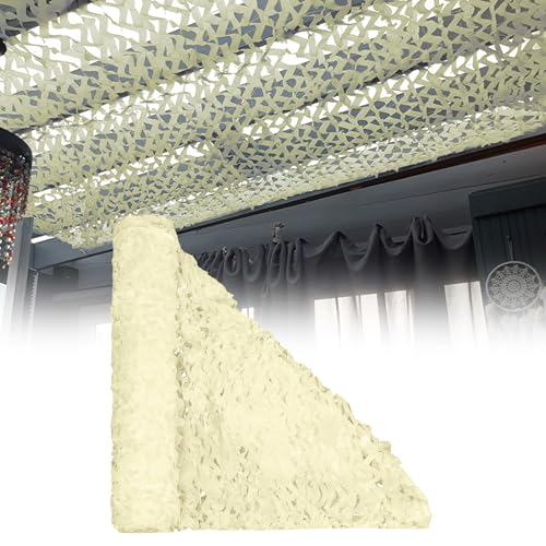 Tarnnetz Beige 9X13m Tarnung Net Sichtschutz Sonnenschutz Abdeckung Dekoration Camouflage Netz für Jagdschießen Garten Camping Autoabdeckung Tarnnetz Beige 9X13m Tarnung Net Sichtschutz Sonnenschutz Abdeckung Dekoration Camouflage Netz für Jagdschießen Garten Camping Autoabdeckung von CARXB