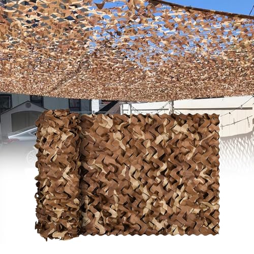 Tarnnetz Braun 2X9m Camouflage Netz Tarnung Net Militär Sonnenschutznetze Camo Net für Jagdschießen Camping Partydekoration Autoabdeckung Outdoor Sichtschutz Gartenzaun Tarnnetz Braun 2X9m Camouflage Netz Tarnung Net Militär Sonnenschutznetze Camo Net für Jagdschießen Camping Partydekoration Autoabdeckung Outdoor Sichtschutz Gartenzaun von CARXB
