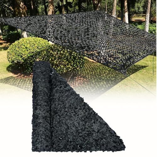 Tarnnetz Schwarz 10X13m Tarnung Net Sichtschutz Sonnenschutz Abdeckung Dekoration Camouflage Netz für Jagdschießen Garten Camping Autoabdeckung Tarnnetz Schwarz 10X13m Tarnung Net Sichtschutz Sonnenschutz Abdeckung Dekoration Camouflage Netz für Jagdschießen Garten Camping Autoabdeckung von CARXB