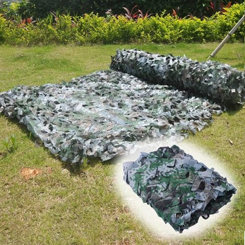 Tarnnetz Sonnenschutznetz aus 210D Oxford-Stoff In verschiedenen Größen erhältlich für Sonnenschutz im Garten Fotografie-Hintergrund Jagd Tarnung Themendekoration Camping usw(Color:1,Size:5*8m/16* Tarnnetz Sonnenschutznetz aus 210D Oxford-Stoff In verschiedenen Größen erhältlich für Sonnenschutz im Garten Fotografie-Hintergrund Jagd Tarnung Themendekoration Camping usw(Color:1,Size:5*8m/16* von CARXB