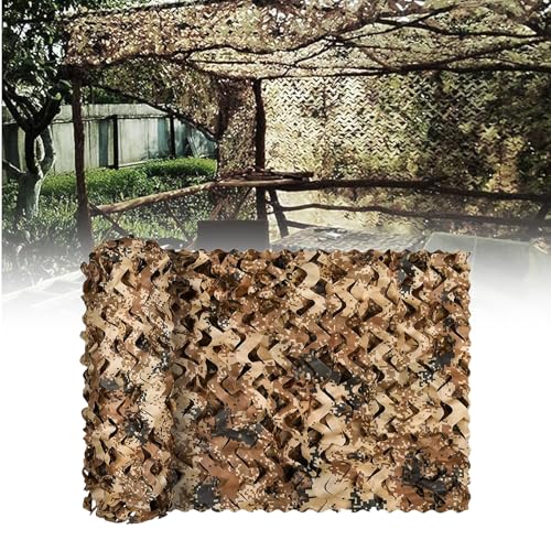 Tarnnetz Wüste 4X13m Camouflage Netz Tarnung Net Militär Sonnenschutznetze Camo Net für Jagdschießen Camping Partydekoration Autoabdeckung Outdoor Sichtschutz Gartenzaun Tarnnetz Wüste 4X13m Camouflage Netz Tarnung Net Militär Sonnenschutznetze Camo Net für Jagdschießen Camping Partydekoration Autoabdeckung Outdoor Sichtschutz Gartenzaun von CARXB