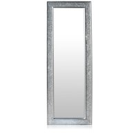 Casa Chic - Glamour by Mosaik Glitzereffekt Wandspiegel - Silber - Ganzkörper Standspiegel - 130 x 45 cm Casa Chic - Glamour by Mosaik Glitzereffekt Wandspiegel - Silber - Ganzkörper Standspiegel - 130 x 45 cm von CASA CHIC