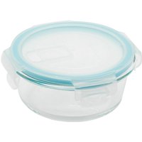 Runder Behälter mit Deckel mit Entlüftung 400 ml Glas Runder Behälter mit Deckel mit Entlüftung 400 ml Glas von CASA COLLECTION