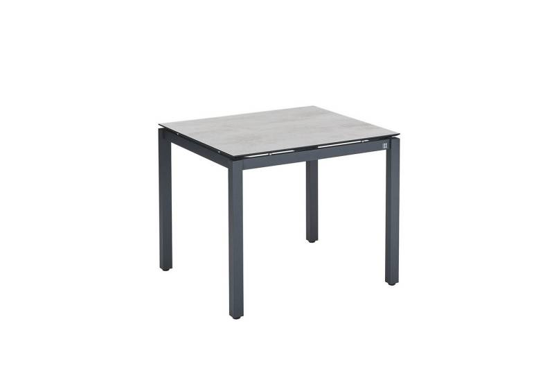 CASA DOMA Gartentisch Carini, Edelstahl anthrazit, Tischplatte aus HPL, 90x90 cm von CASA DOMA