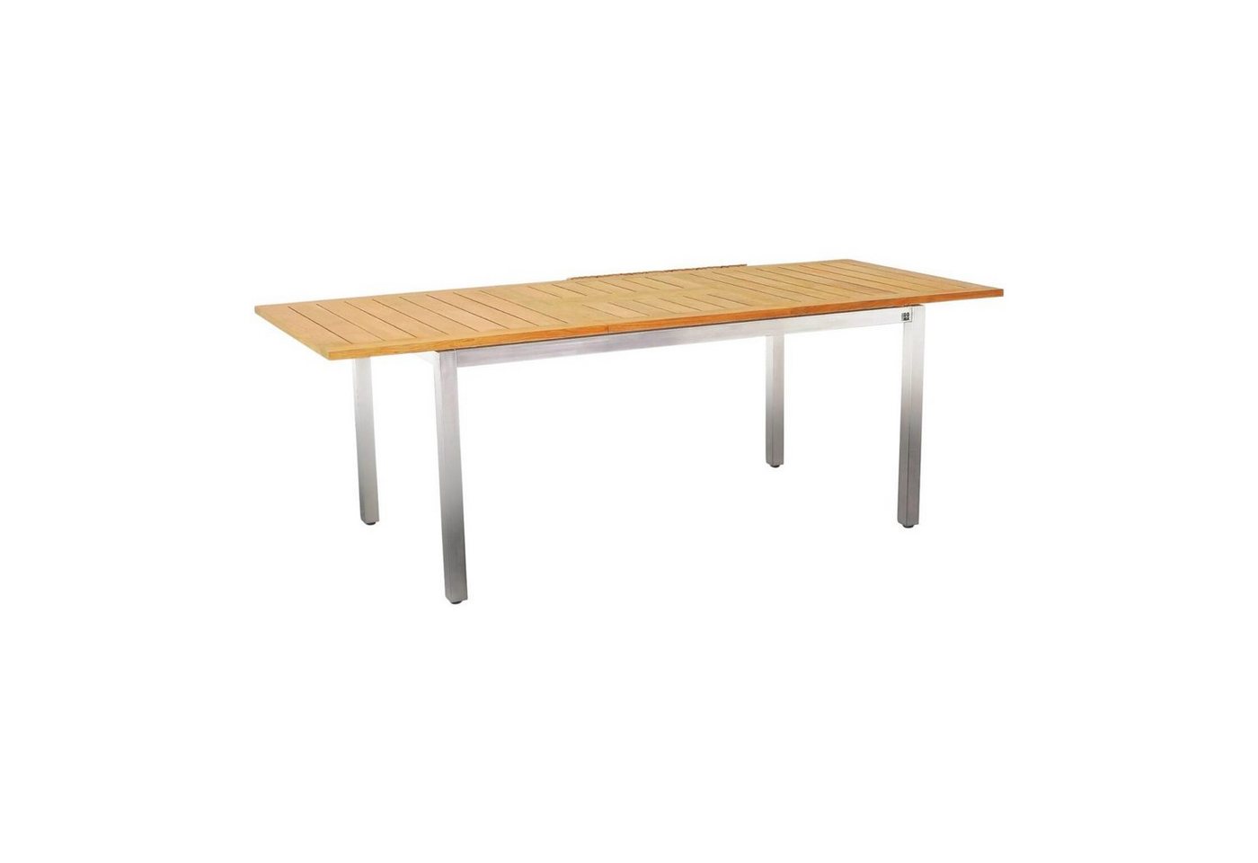 CASA DOMA Gartentisch Ugento, Edelstahl/Teak, ausziehbar, Synchronauszug mit Falteinlegeplatte CASA DOMA Gartentisch Ugento, Edelstahl/Teak, ausziehbar, Synchronauszug mit Falteinlegeplatte von CASA DOMA
