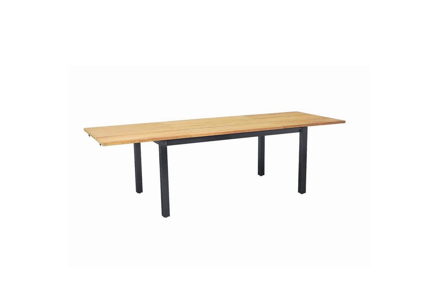 CASA DOMA Gartentisch Varano, Edelstahl anthrazit/Teak, ausziehbar, mit Falteinlegeplatte CASA DOMA Gartentisch Varano, Edelstahl anthrazit/Teak, ausziehbar, mit Falteinlegeplatte von CASA DOMA