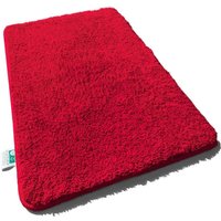 Badematten Sky Uni Berry Red 80 x 150 cm von CASA PURA