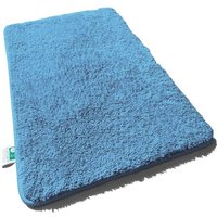 Badematten Sky Uni Sky Blue 95 cm Durchmesser von CASA PURA