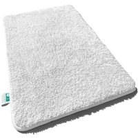 Casa Pura - Badematten Sky Uni Snow White 50 x 80 cm von CASA PURA